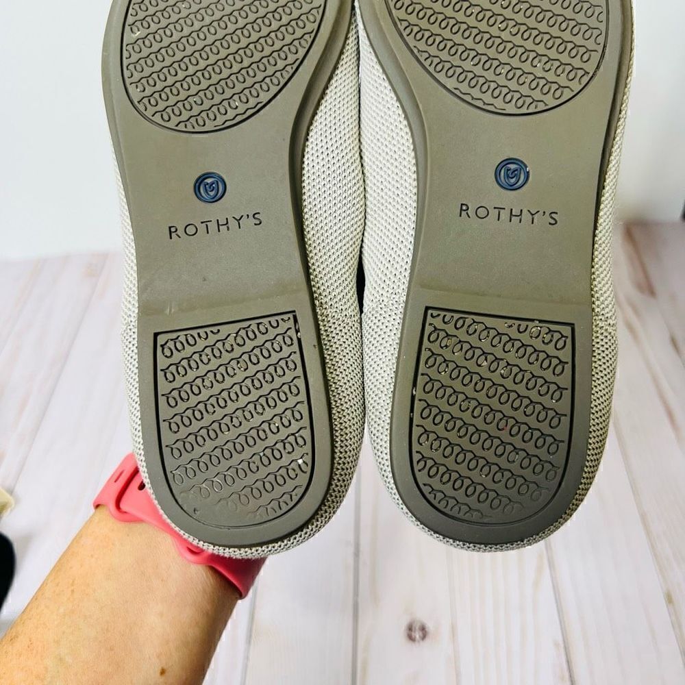 Rothy’s Light Gray Round Toe Ballet Flats - Picture 9 of 9